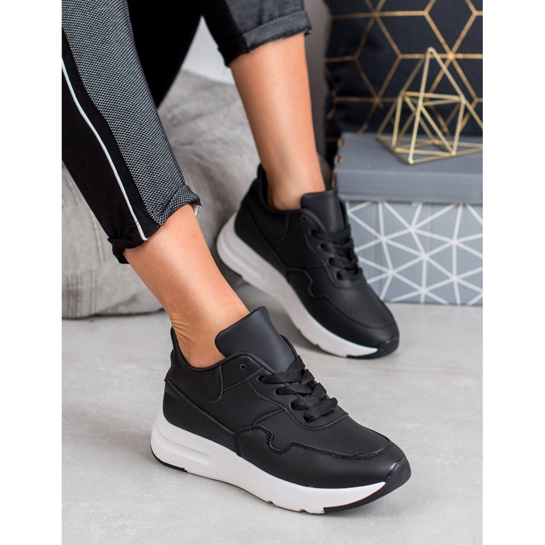 SHELOVET Baskets noires 1