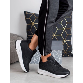 SHELOVET Baskets noires le noir 2