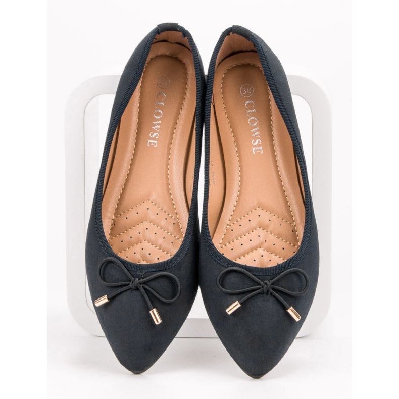 Clowse Ballerine En Spitz noir 1