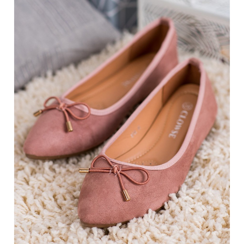 Clowse Ballerine En Spitz rose 1