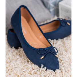 Clowse Ballerine En Spitz bleu 4