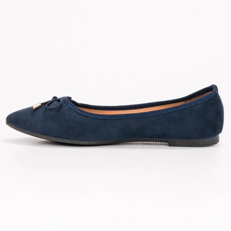 Clowse Ballerine En Spitz bleu 1