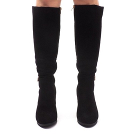 Bottines En Daim On A Bar KSL008 Noir le noir 2