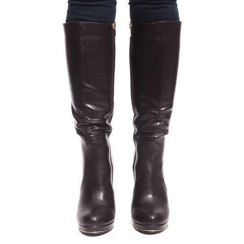 Bottes À Talons Hauts JU862 Marron brun 1