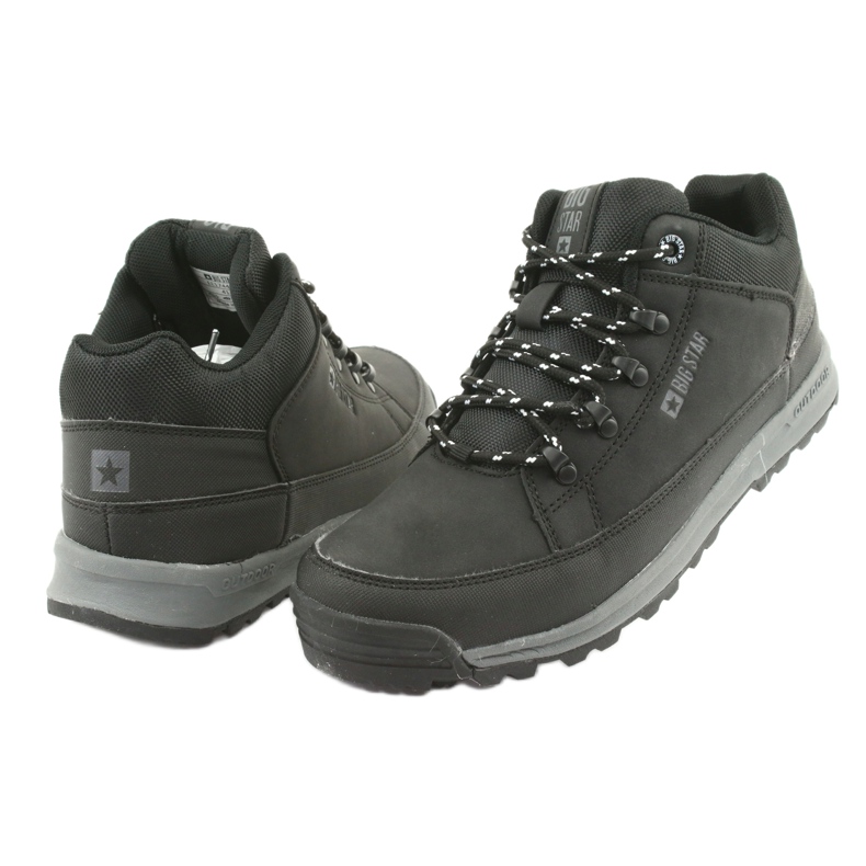 Trekking sportif noir Big Star 174465 le noir 4 Trekking sportif noir Big Star 174465 le noir 4