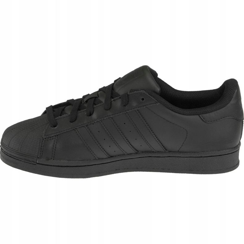 Chaussures Adidas Superstar J Foundation Jr B25724 noir 1
