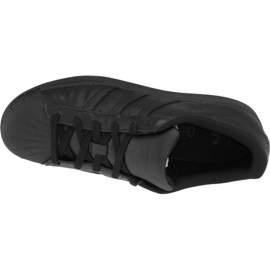 Chaussures Adidas Superstar J Foundation Jr B25724 noir 2