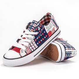 SHELOVET Baskets à motif multicolore 3