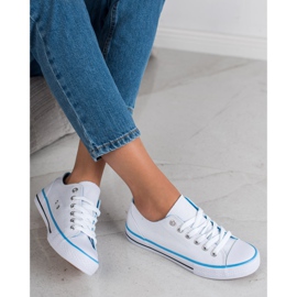 SHELOVET Baskets blanches classiques 2