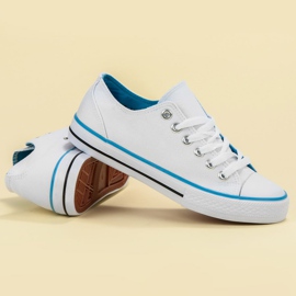 SHELOVET Baskets blanches classiques 4