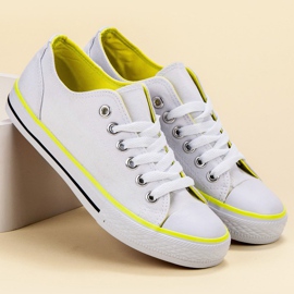 SHELOVET Baskets blanches classiques 1