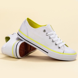 SHELOVET Baskets blanches classiques 4