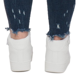 Baskets blanches High Force One multicolore 4