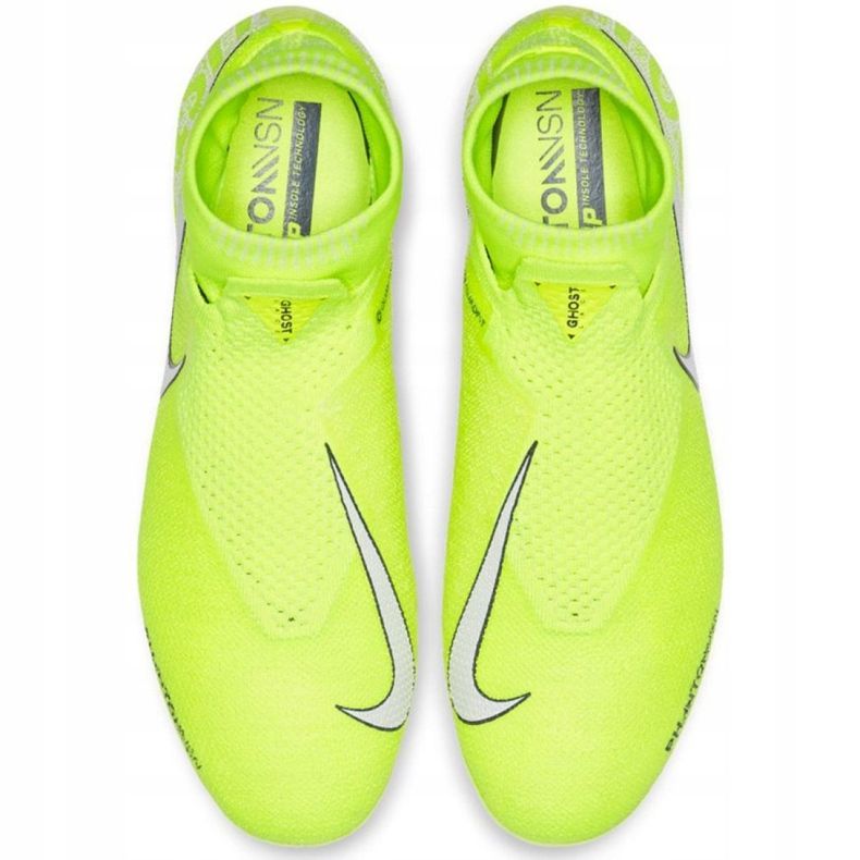 Nike Phantom Vsn Elite Df Ag Pro M AO3261-717 chaussures de football jaune jaune 2
