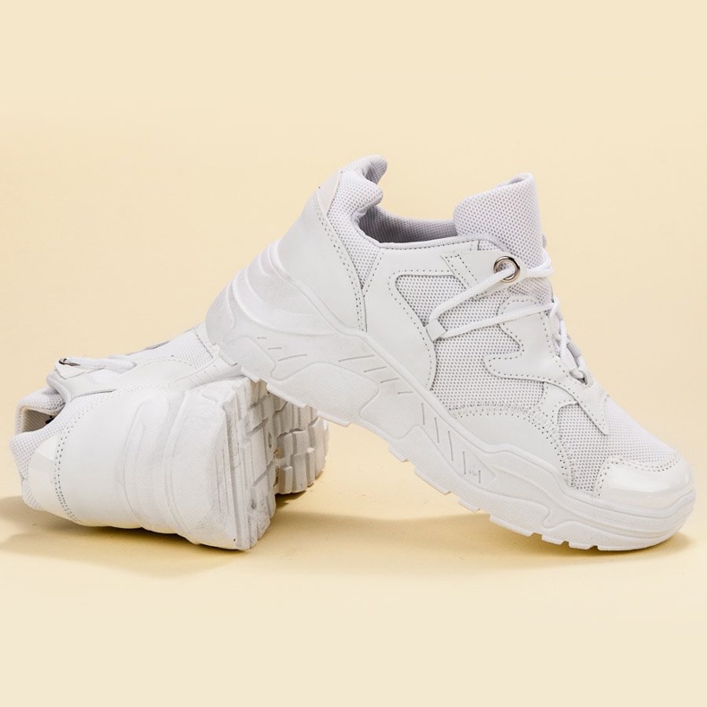 Small Swan Baskets à lacets blanche 1