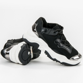 Small Swan Baskets noires pour femmes 1