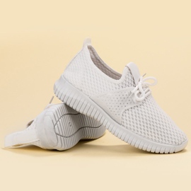 SHELOVET Chaussures de sport textiles blanche 1