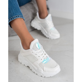 GUAPISSIMA Baskets à la mode blanche 4
