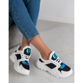 GUAPISSIMA Baskets à la mode blanche multicolore 3