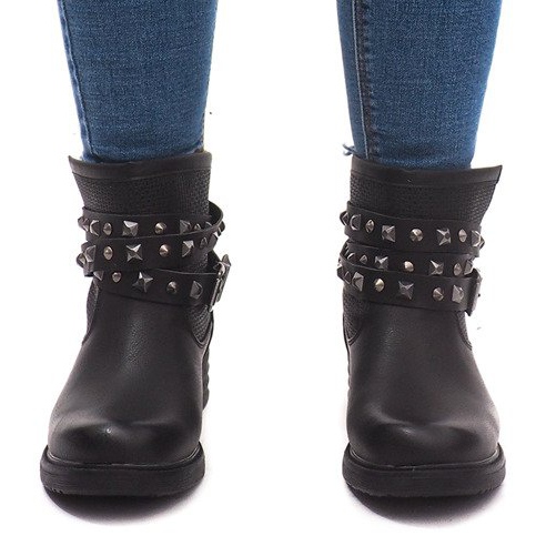 Bottes Chelsea chaudes unies 884-PA Noir le noir 1 Bottes Chelsea chaudes unies 884-PA Noir le noir 1