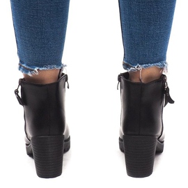 Bottes Chaudes Sur Un Poteau 3045-3 Noir le noir 3