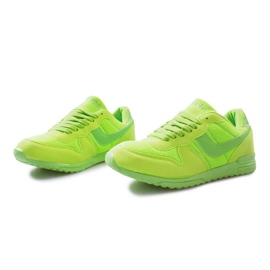Baskets de sport vert vif avec Velcro Lola multicolore 1