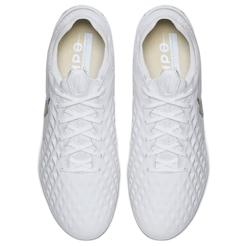 Chaussure de football Nike Tiempo Legend 8 Elite SG-Pro Ac M AT5900-100 blanche blanche 2