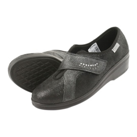 Befado chaussures femme pu 032D002 le noir gris 4