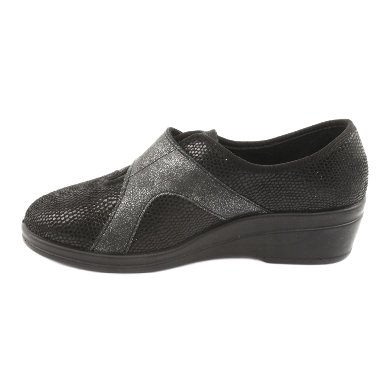 Befado chaussures femme pu 032D002 noir gris 2