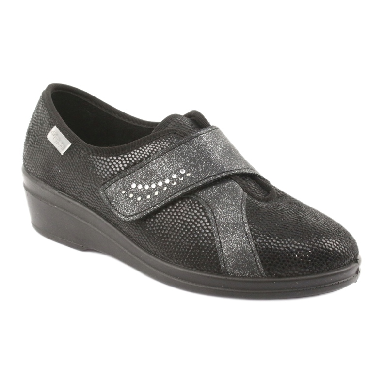 Befado chaussures femme pu 032D002 noir gris 1