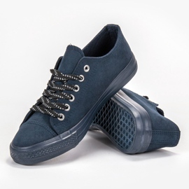 McKey Baskets confortables bleu marine 1