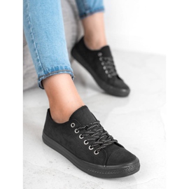 McKey Baskets noires confortables le noir 1