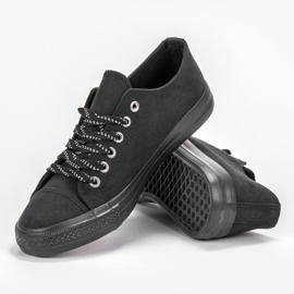 McKey Baskets noires confortables le noir 3