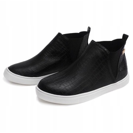 Baskets Compensées Hautes Creepers 5773 Noir 1