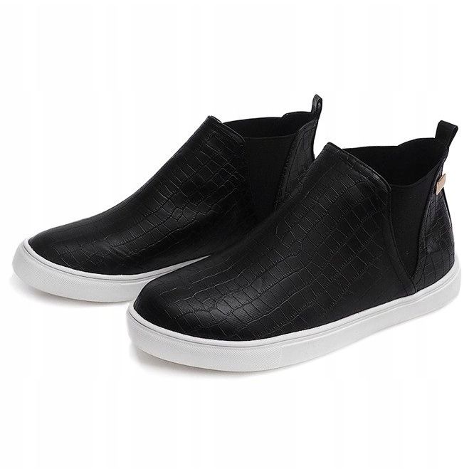 Baskets Compensées Hautes Creepers 5773 Noir 1