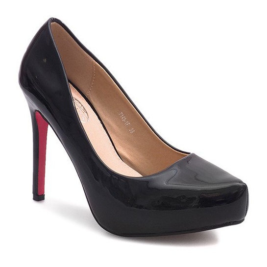 Broches laquées sur la plate-forme 7149-F Noir 1