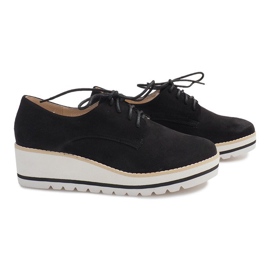 Chaussures De Jazz Sur Un Compensé LM-029 Noir le noir 5
