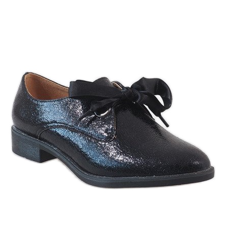 Chaussures à lacets noires L7100 le noir 1