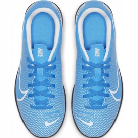 Chaussures de football Nike Mercurial Vapor 13 Club Ic Jr AT8169-414 bleu bleu 2