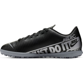 Nike Mercurial Vapor 13 Club Tf Jr AT8177 001 chaussures de football noir 2