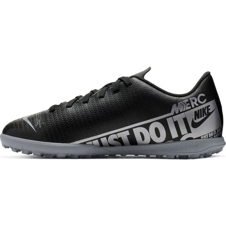 Nike Mercurial Vapor 13 Club Tf Jr AT8177 001 chaussures de football noir 2