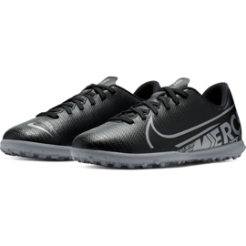 Nike Mercurial Vapor 13 Club Tf Jr AT8177 001 chaussures de football noir le noir le noir 3