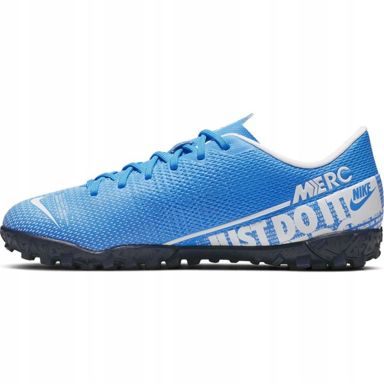Nike Mercurial Vapor 13 Academy Tf Jr AT8145 414 chaussures de football bleu 2