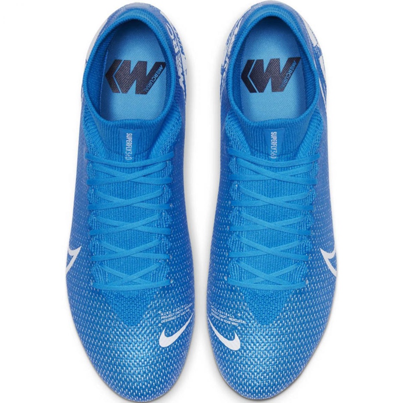 Nike Mercurial Superfly 7 Pro Fg M AT5382 414 chaussures de football bleu 1