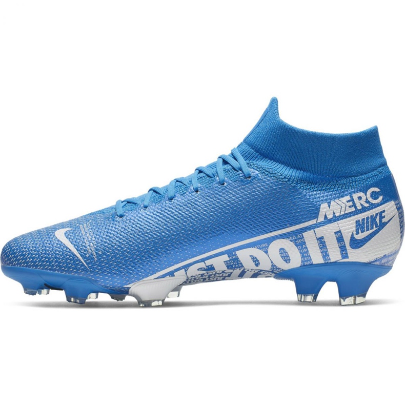 Nike Mercurial Superfly 7 Pro Fg M AT5382 414 chaussures de football bleu 2
