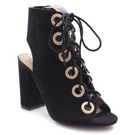 Bottines Sylviane noires le noir 1