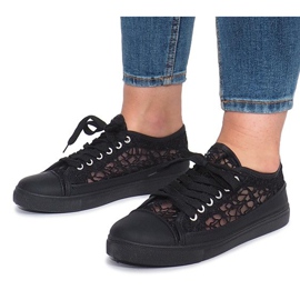 Baskets ajourées Dolita noires le noir 2