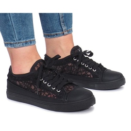 Baskets ajourées Dolita noires le noir 1