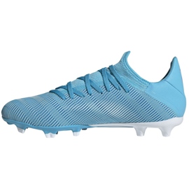 Chaussures de football Adidas X 19.3 Fg M F35383 gris bleu 1