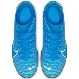 Chaussures d'intérieur Nike Mercurial Superfly 7 Club Ic M AT7979-414 bleu bleu 1